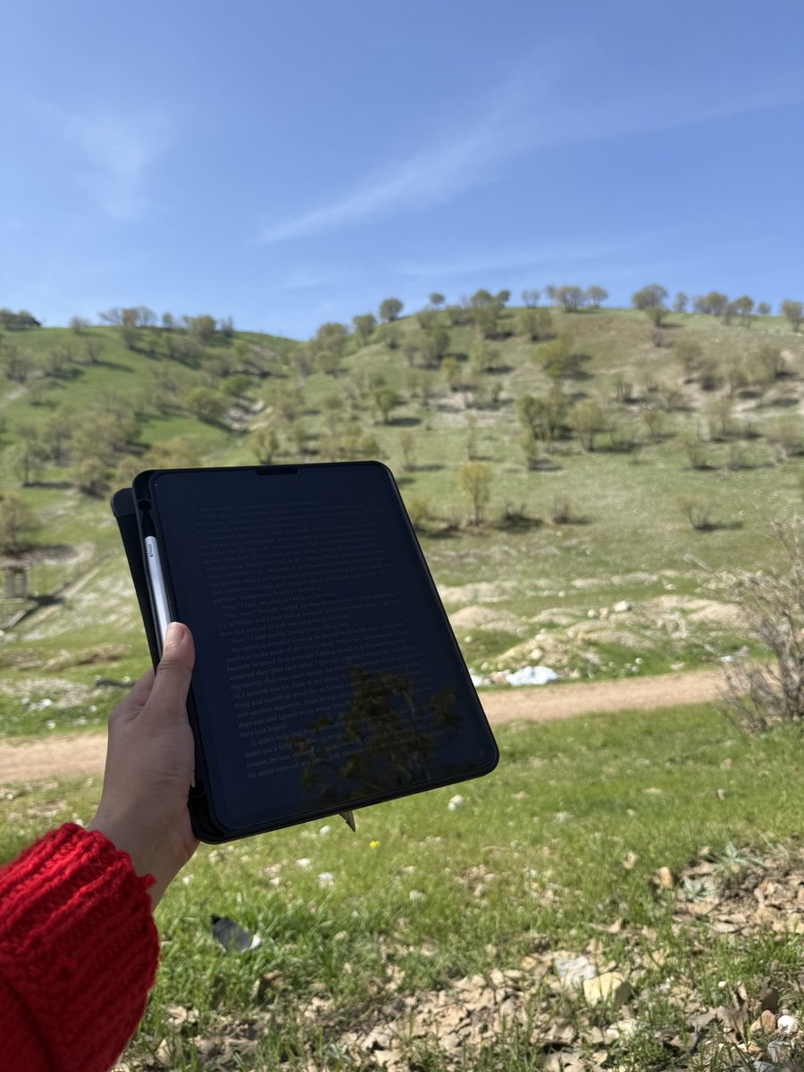 Another picnic spent reading on mu ipad.

#booktwt