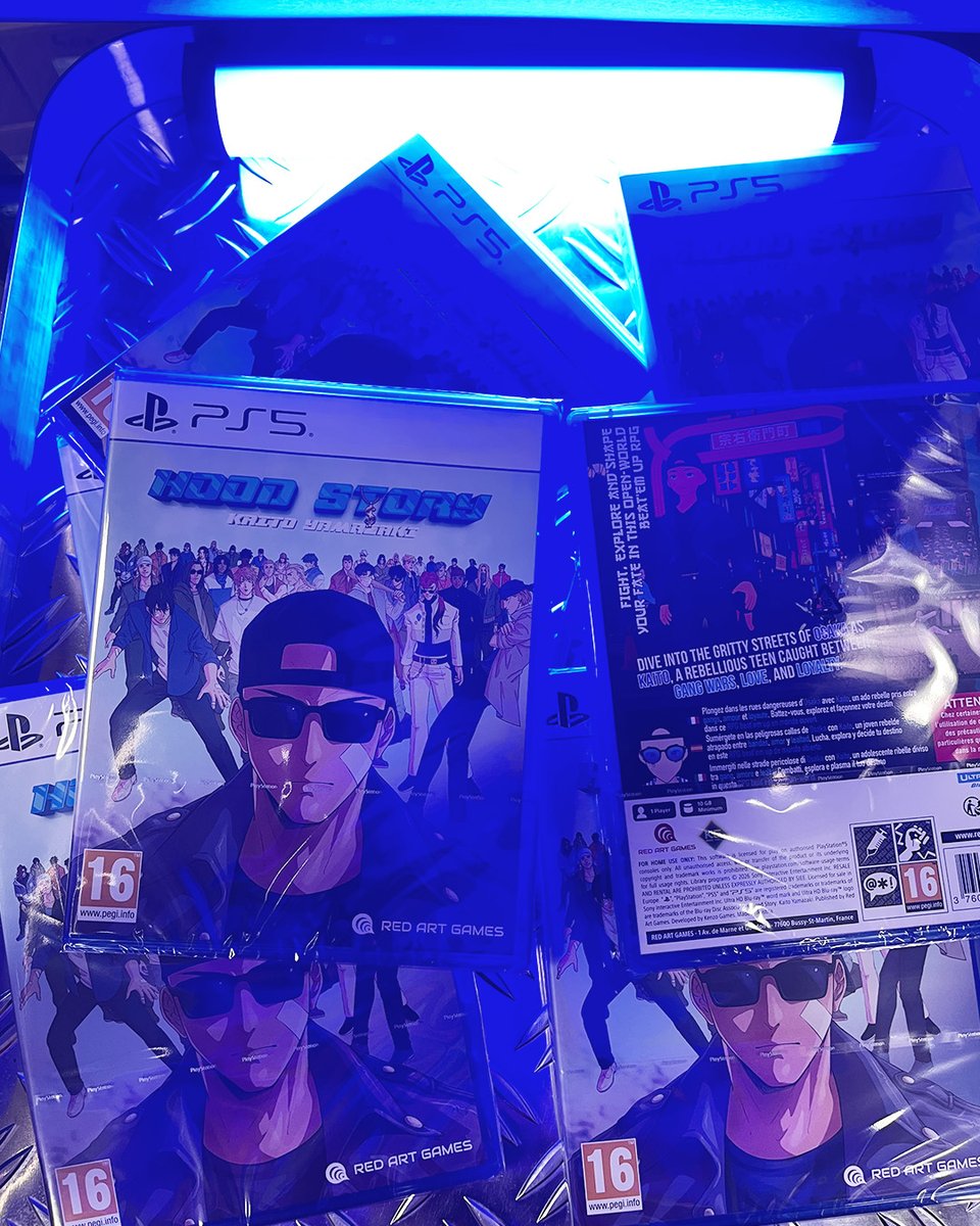 The streets are officially yours!
The Physical Edition of Hood Story is OUT NOW 💿👊

No more digital only, it’s time to put this raw, urban brawler on your shelf where it belongs.
Get ready for brutal combos, underground vibes, and a fight for respect in every corner of the city