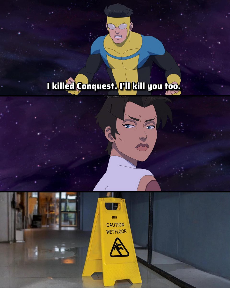 necromancerx_1's tweet photo. She started ovulating immediately when he said that. Ladies would forgive your man if he got SAed and impregnated her in the process. #invincible #invinciblecomic #amazonprime #cringe https://t.co/0zBWxW6sii