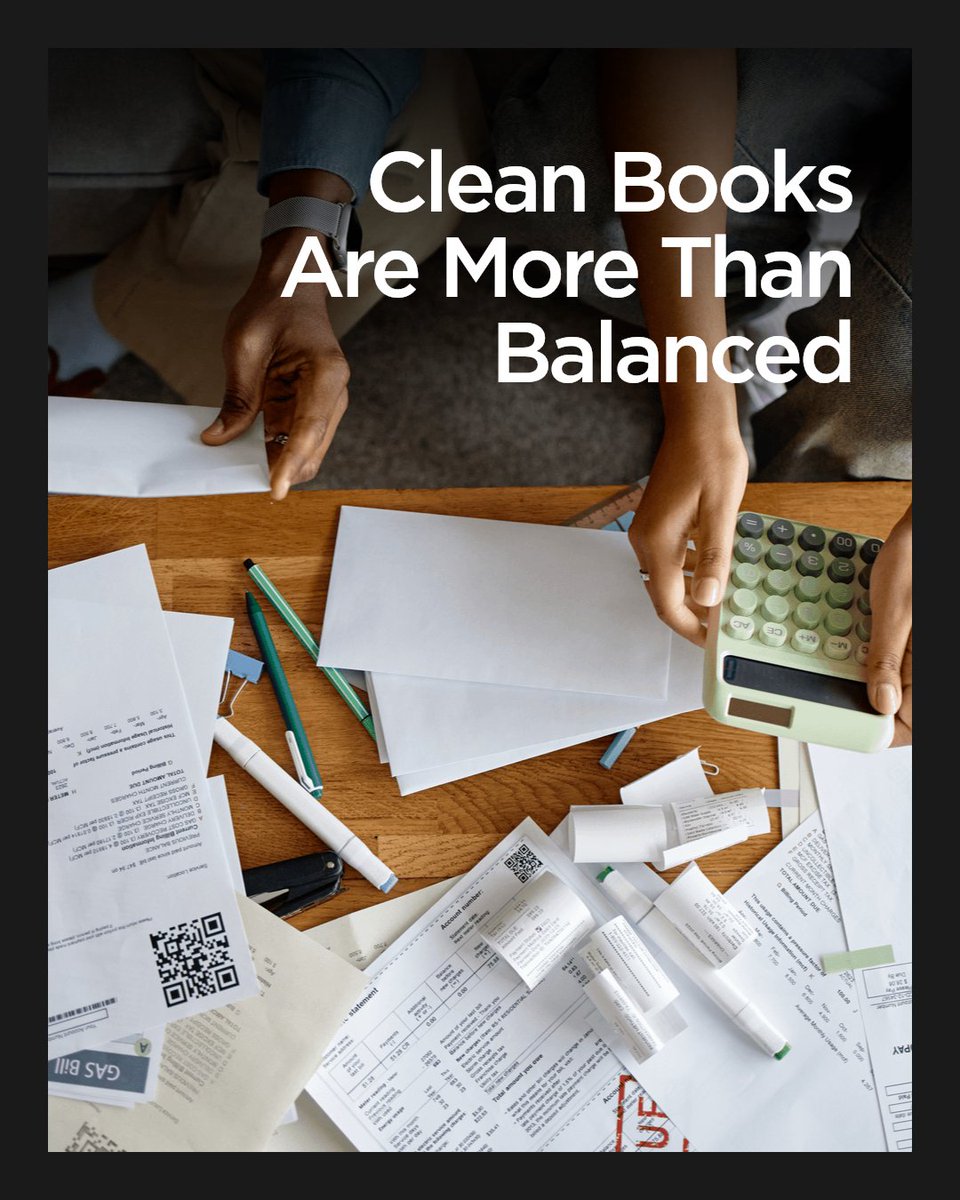 QuantinuumCPA's tweet image. Growing fast? Clean books should be more than just balanced—they need to be clear, organized, and tax-ready. Focus on accuracy, timely updates, and proactive tracking to avoid costly mistakes. What's your biggest bookkeeping challenge? Comment "CleanBooks" below. #tax #cpa