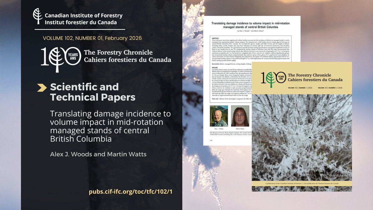 The Forestry Chronicle tweet media