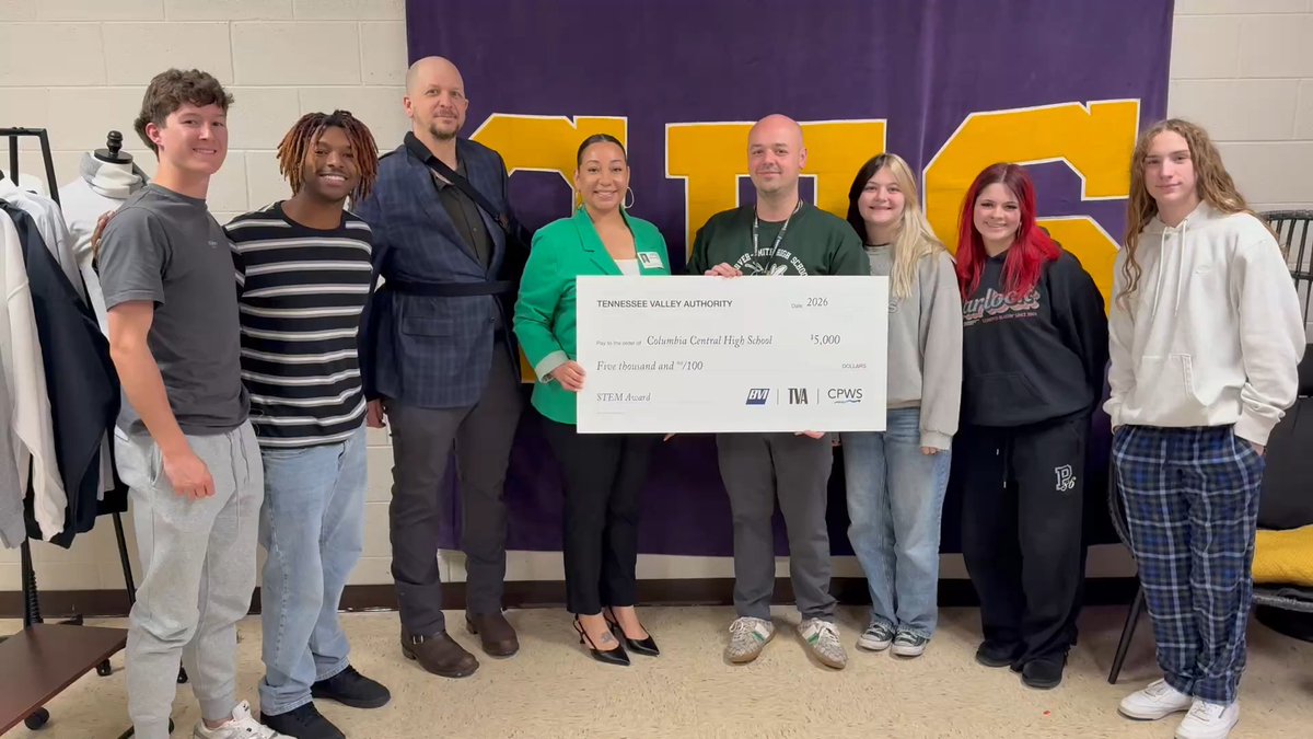 The team at member company <a href="/CPWS_Columbia/">Columbia Power & Water Systems</a> recently awarded three local schools $5,000 each to invest in STEM education! This kind of giving helps young minds grow and lead the next generation of innovation. 

 okt.to/rzGVeI
