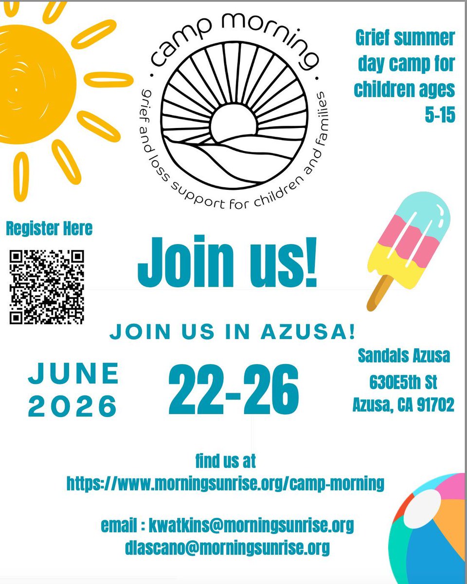 PacificLifeline's tweet photo. If you know someone between the ages of 5 and 15 who would benefit from loss support, please pass along this information. We are grateful for this camp that offers hope and healing to kids wading through grief and loss. #griefsupport #lossofalovedone #childhoodtrauma #apu #summer https://t.co/OBHos0oVZE