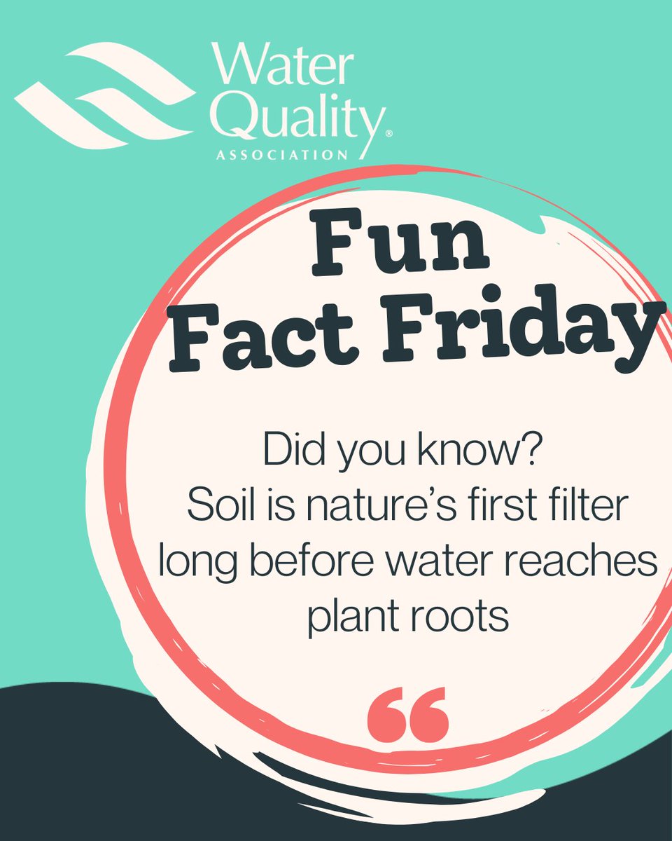 wqaorg's tweet image. As rain moves through soil, it's naturally filtered, helping remove particles and carry nutrients that support healthy growth. The same principle of filtration before use also guides how drinking water is treated, helping deliver water people can trust. #Aprilshowers #Mayflowers