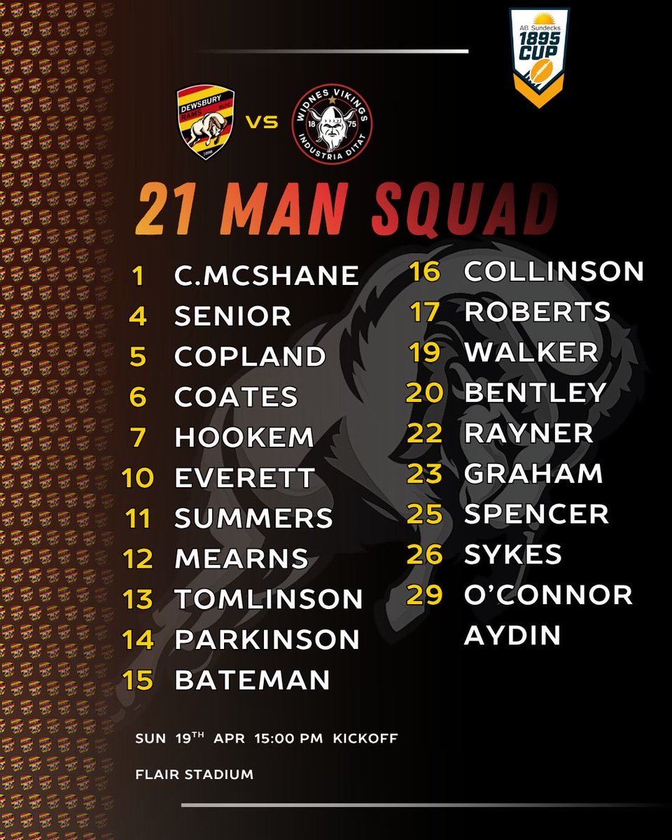 Dewsbury Rams tweet media