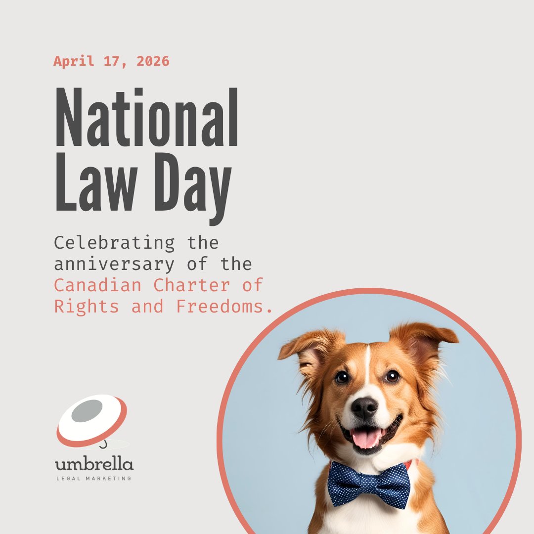 UmbrellaLM's tweet photo. April 17 marks the anniversary of the Canadian Charter of Rights and Freedoms, a significant milestone that we recognize alongside the legal community during Law Day. ULM is proud to support the lawyers and firms dedicated to upholding these fundamental principles. https://t.co/GYVeMHUijB