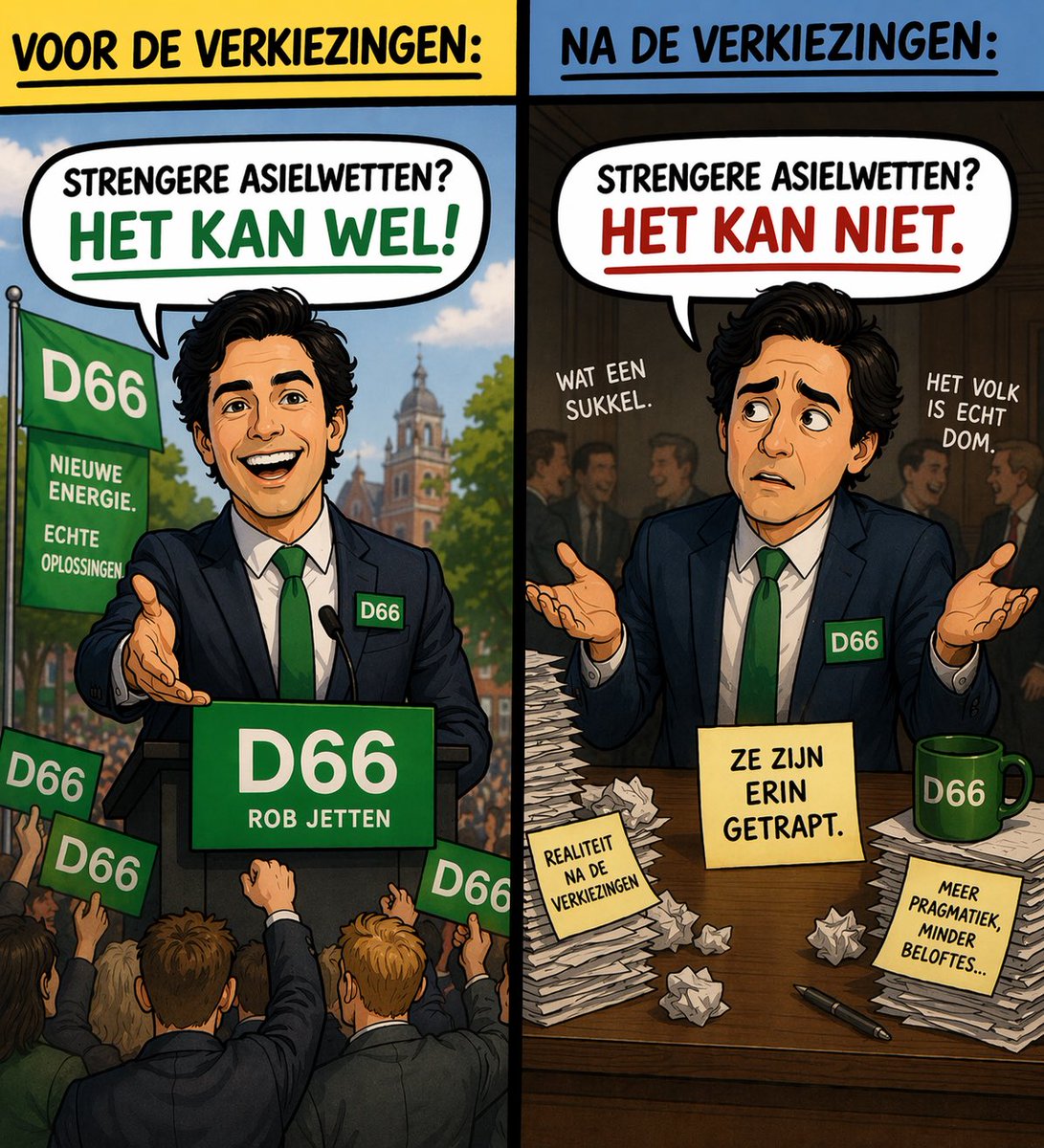#dewereldslaatdoor tweet media