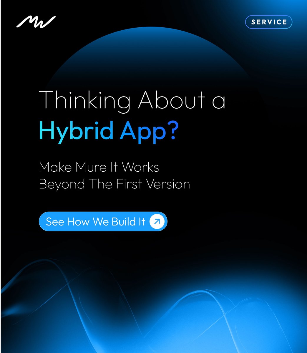 mediusware_com's tweet image. Evaluating hybrid apps?
Stop asking how fast to launch.

Ask: How will it hold up as it grows?

Fixing a broken app at scale isn't simple; it's expensive.

Get the fundamentals right: mediusware.com/services/hybri…

#HybridApps #TechLeadership