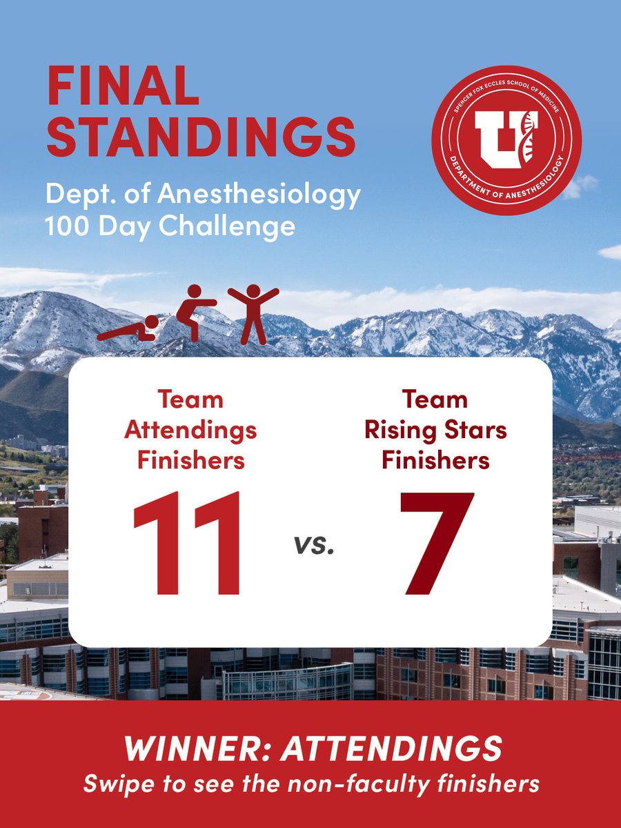 University of Utah Department of Anesthesiology tweet media