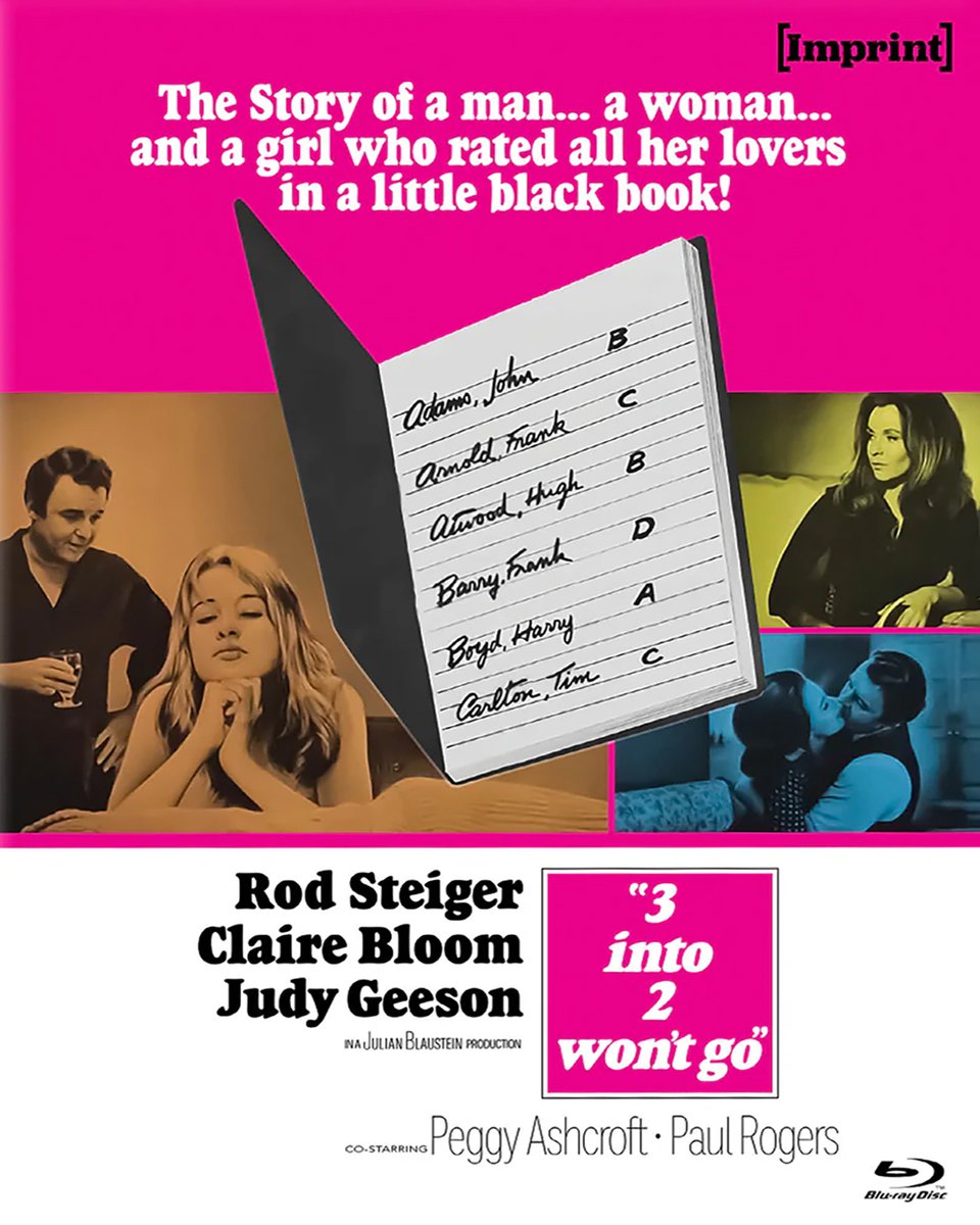 thedigitalbits's tweet image. Bits #BD Review – Dennis checks out Peter Hall's 1969 drama THREE INTO TWO WON'T GO, available on #Bluray from @imprint_films &amp;amp; @viavisionent. @BillHuntBits thedigitalbits.com/reviews/item/t…