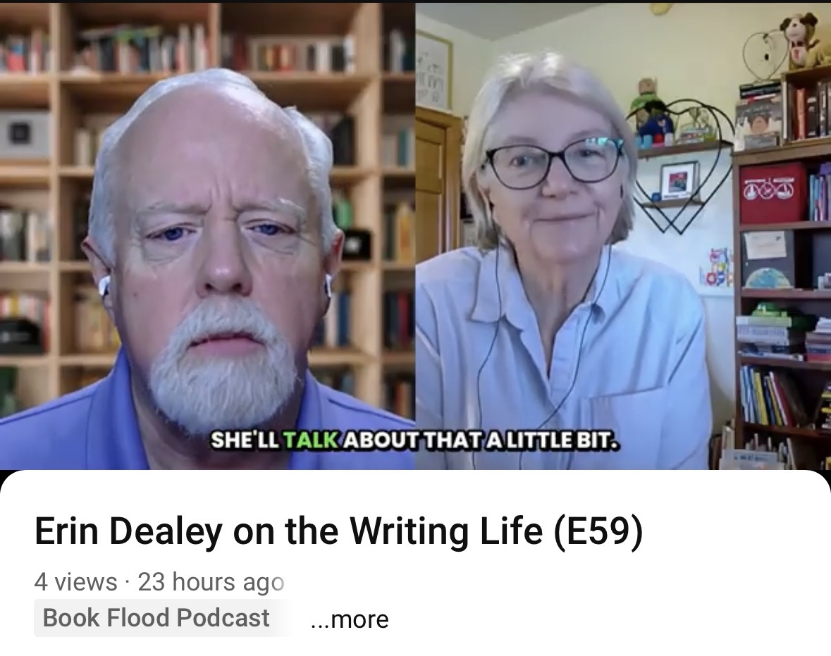 ErinDealey's tweet image. Thank you Tom Nixon, BookFlood Podcast --What fun we had talking about Squirrel Draws BIG Feelings (Luciana Navarro Powell/@BeamingBooksMN) &amp;amp; Just Flowers (Kate Cosgrove @SleepingBearBks) and all things #kidlit. Cheers to all the #Teachers &amp;amp; #Librarians! bookfloodpodcast.riverside.com/e/erin-dealey-…