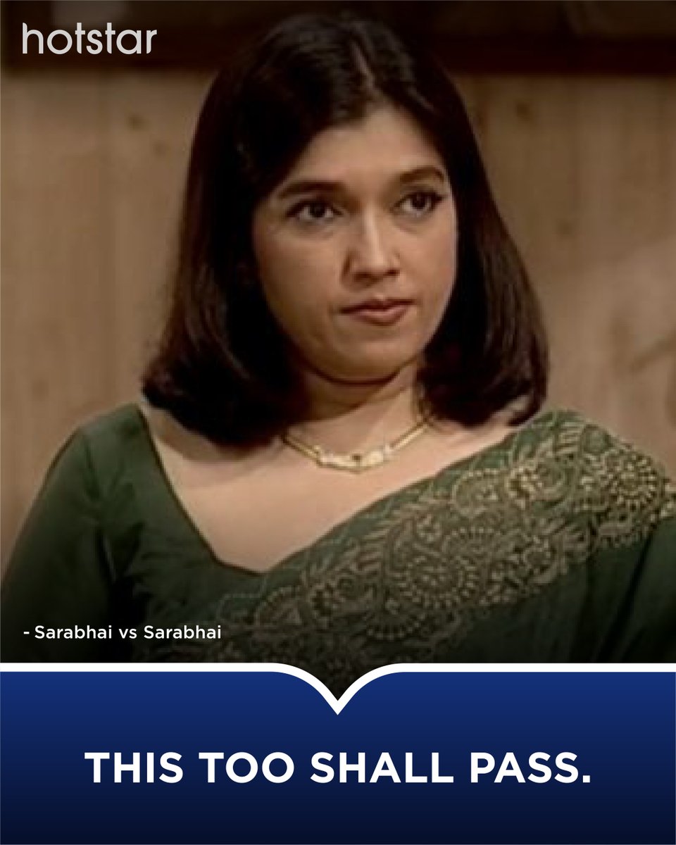 hotstarcanada's tweet image. Is your favorite character suffering? Drop a "This too shall pass" below and let them know you're there for them.

Catch everything on Hotstar - hotstar.com/ca/home?utm_so…

#ThisTooShallPass #Hotstar #TanyaMittal #Naagin #LaughterChefs #Splitsvilla #AkankshaChoudhary #Anupama