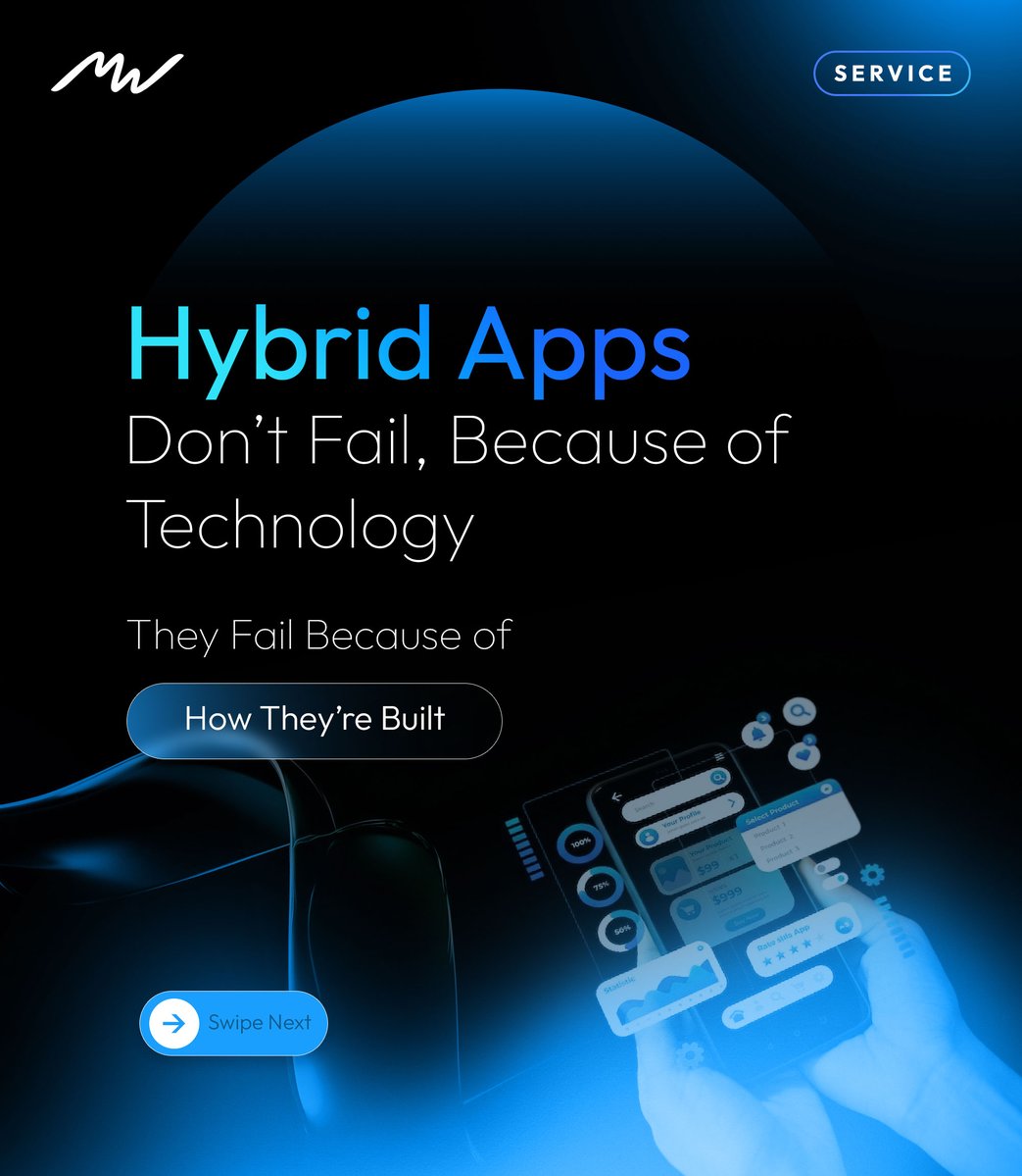 mediusware_com's tweet image. Evaluating hybrid apps?
Stop asking how fast to launch.

Ask: How will it hold up as it grows?

Fixing a broken app at scale isn't simple; it's expensive.

Get the fundamentals right: mediusware.com/services/hybri…

#HybridApps #TechLeadership