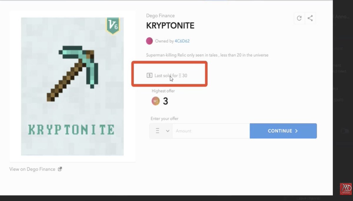 AirdropAlertAAD's tweet image. Thanks @dego_finance, congratulations on five years! 🥂  

I won’t forget my 30 ETH #Dego NFT for the rest of my life. 

That moment changed everything for me.  🫡🫡 #DegoFinance #NFT