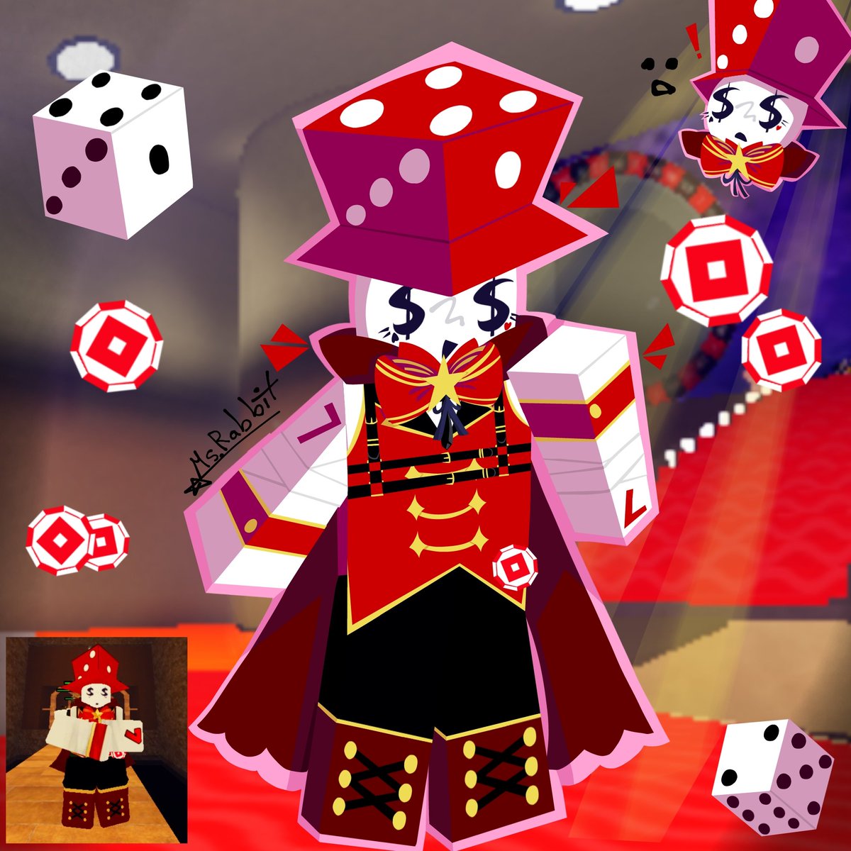 MsRabbi69683904's tweet image. Dibujito de La Dama Fortuna de #NoMoreTime &amp;gt;:33
#No_More_Time #NoMoreTimeRoblox #RobloxNoMoreTime #Roblox
Es mi primera vez dibujando en estilo Robloxiano-