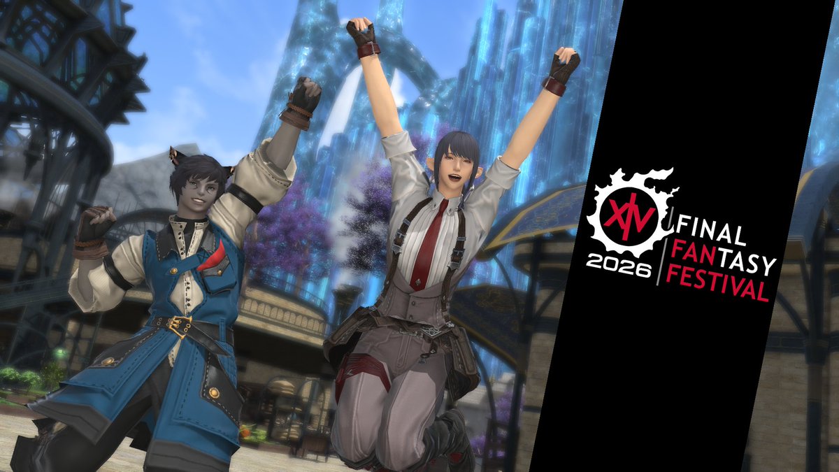 A special collection of frames and stickers to commemorate FFXIV Fan Festival 2026 are now available!

Be sure to share them online with the hashtag #FFXIVFanFest and join in on the Fan Festival revelry! 🥳 sqex.to/NINdL