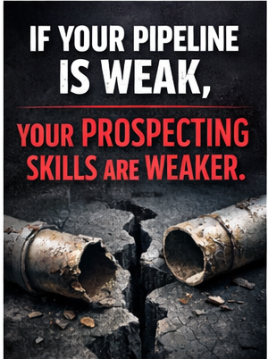 InsightSales911's tweet photo. Aggressively waiting for the phone to ring is not a strategy.

The best salespeople I know treat prospecting like the gym.

They don’t stop just because they’re in good shape.
If your pipeline dried up tomorrow, would you be exposed… or prepared?

https://t.co/s3DETJXrd3 https://t.co/HbMHJ4FkNZ