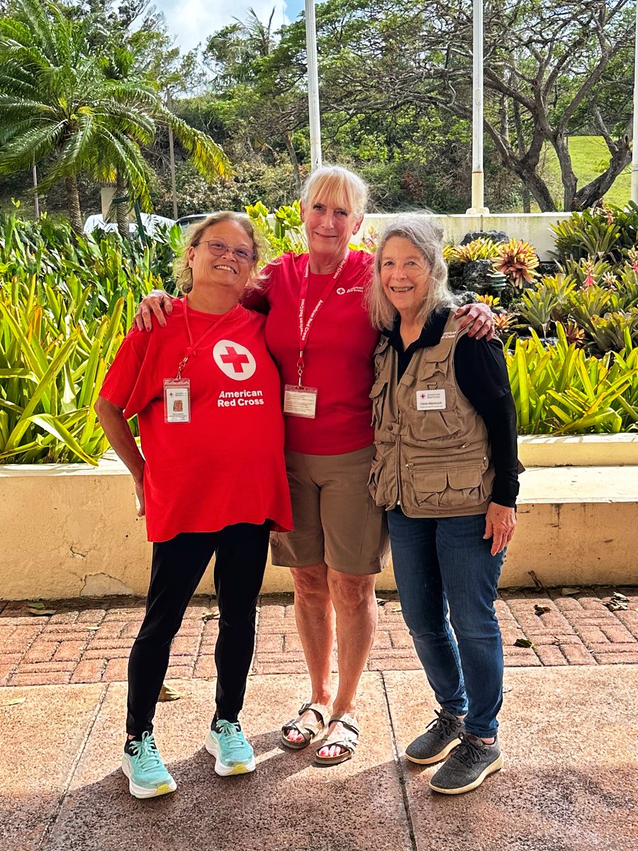 ARCGoldCountry's tweet photo. Thank you to volunteers Barb Watson, Lisa Baker, and Chris Hitchcock who are currently deployed to #Guam. Good luck, team! https://t.co/3lX9e9xsl8