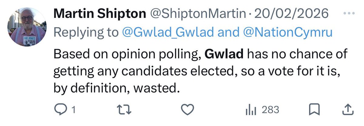 Gwlad Political Party tweet media