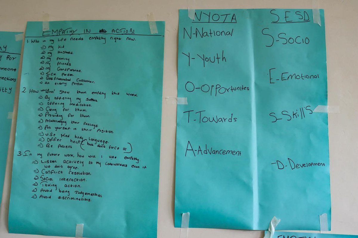 NYOTA Project OJE–SESD 20-day intensive training ongoing at Kandara Technical and Vocational College, Murang’a County.

Beneficiaries are actively embracing personal growth, building essential life skills, and gaining confidence through interactive learning.