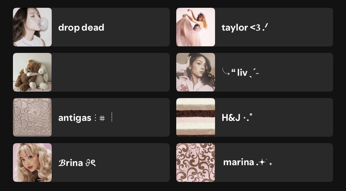 achei bem performático a capa de drop dead combinar com as minhas playlists