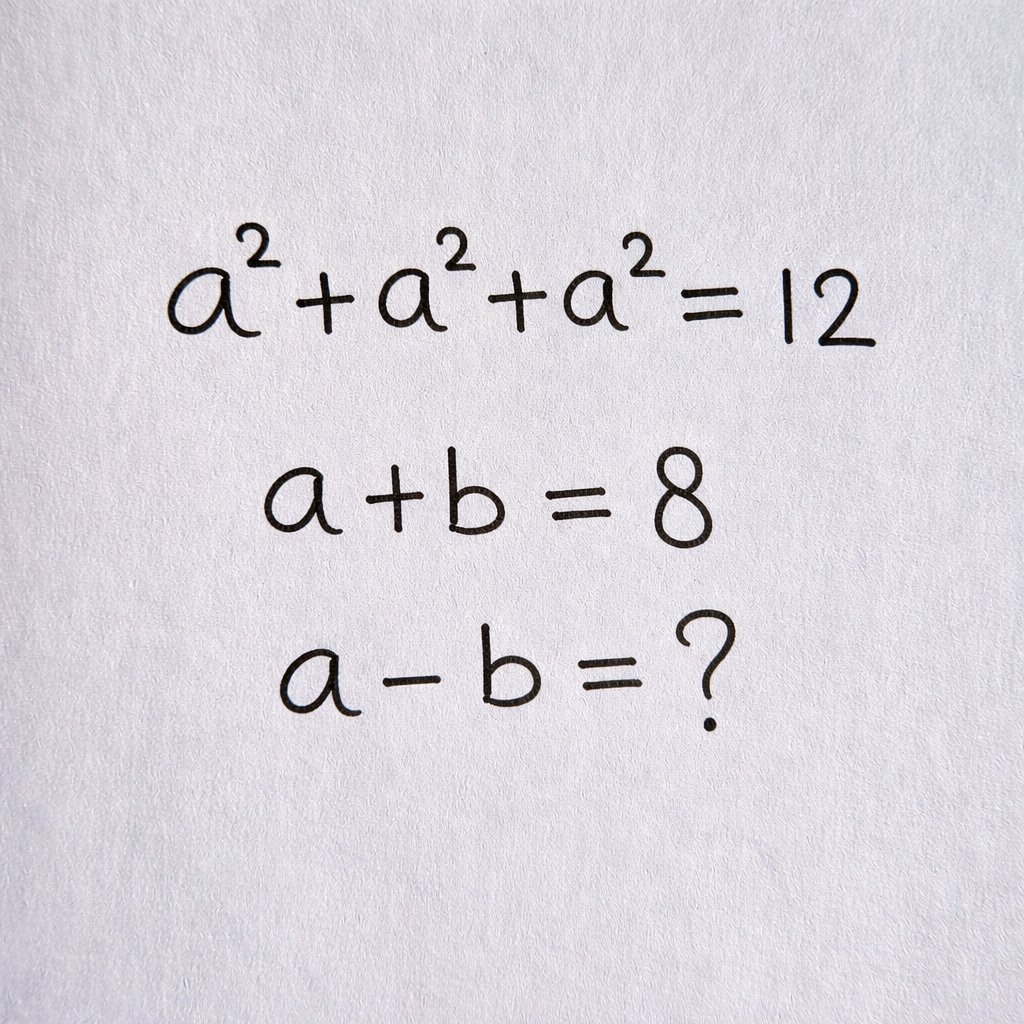 Robiul_x's tweet photo. Find the value of a-b=?? 🤔 https://t.co/DWZpVqgsfX