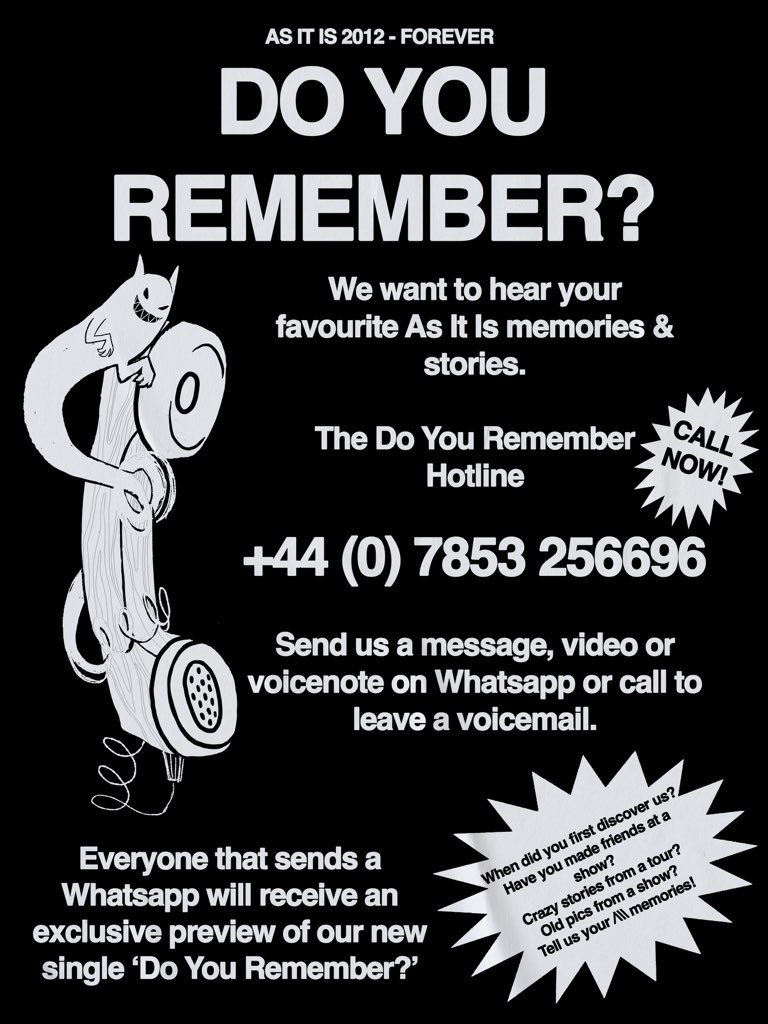 As It Is /\\\\/ tweet media