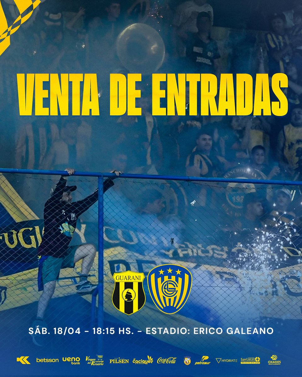 SpLuquenOficial's tweet photo. ⏳ 𝗦𝗲 𝘃𝗶𝗲𝗻𝗲 𝗲𝗹 𝗱𝘂𝗲𝗹𝗼 𝗱𝗲 𝗺𝗮ñ𝗮𝗻𝗮…

🎫 Conseguí tu entrada en https://t.co/LWkYLR9aQ3

💙💛 ¡Todos juntos! 

#SiempreLuqueño 🔵🟡 https://t.co/uwcC9BsaxE