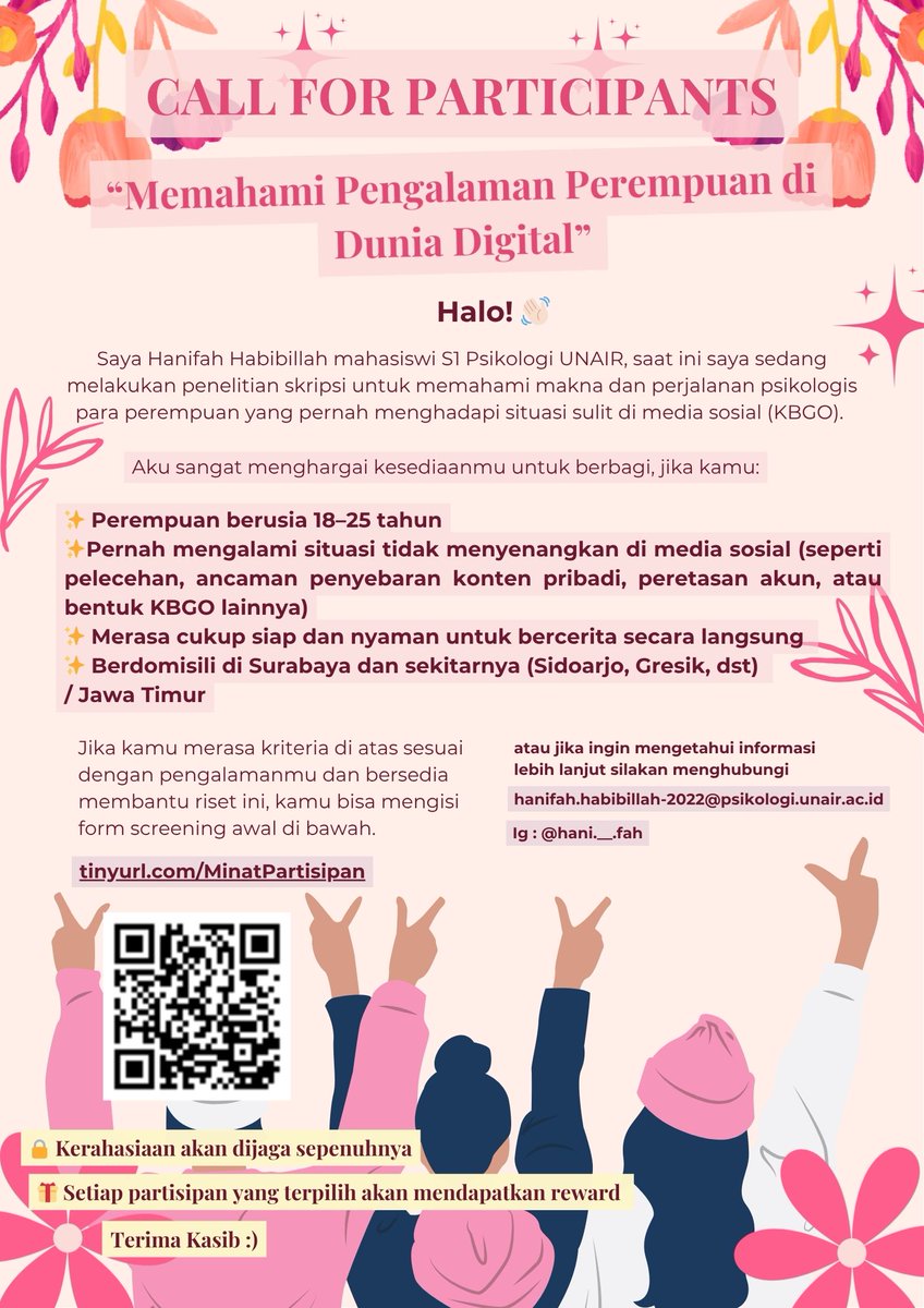 h🅰️n | lagi cari PARTISIPAN SKRIPSI tweet media
