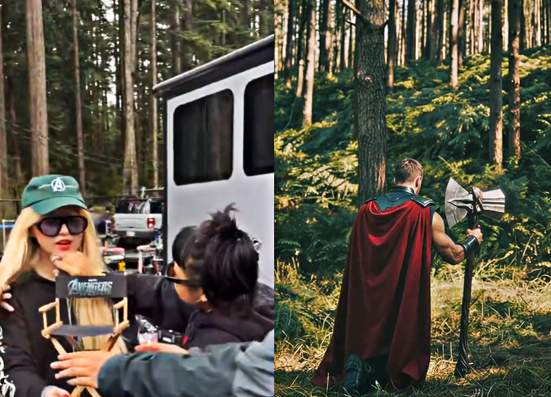 MarvelSpoiler's tweet photo. Kathryn Newton lanzo un video confirmando su regreso para DOOMSDAY, lo curiosos es que se encuentra en el mismo bosque donde vimos a THOR rezar. 

Parece que en este bosque se reunirá con varios personajes  incluyendo a ANT MAN y a Cassie Lang https://t.co/fn75PKxz2s