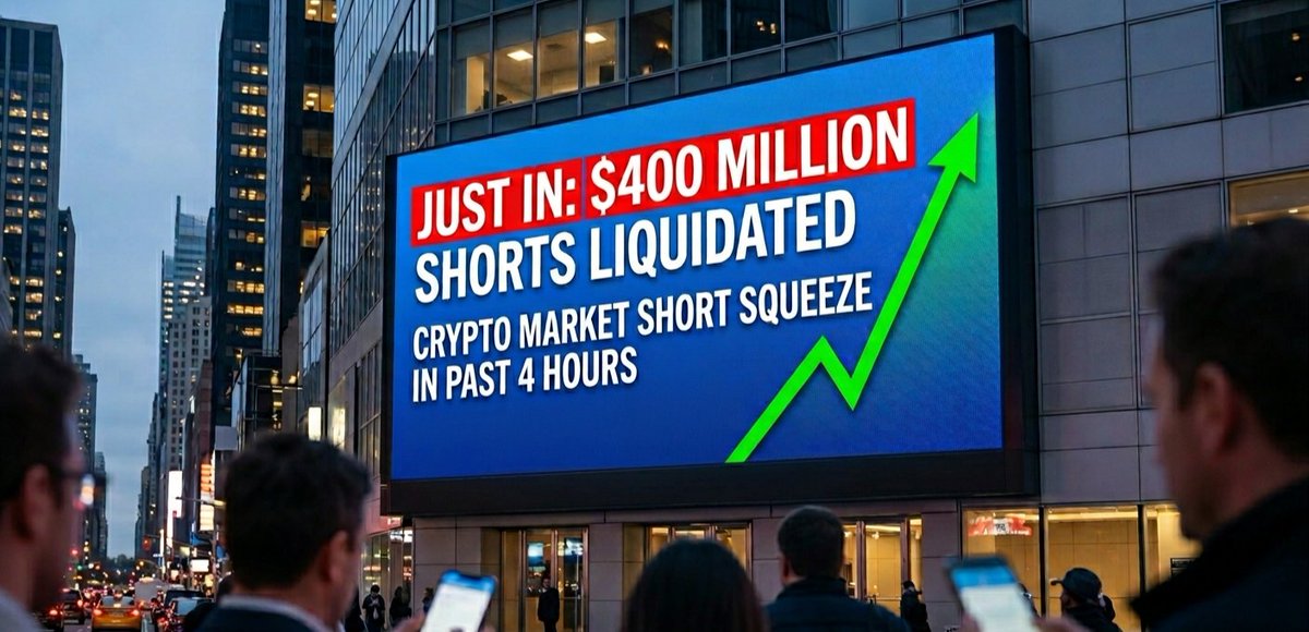 fasih_masood's tweet photo. JUST IN: $400,000,000 worth of shorts liquidated from the crypto market in the past 4 hours.
#crypto #liquidate #marketnew https://t.co/0diQAM52H6