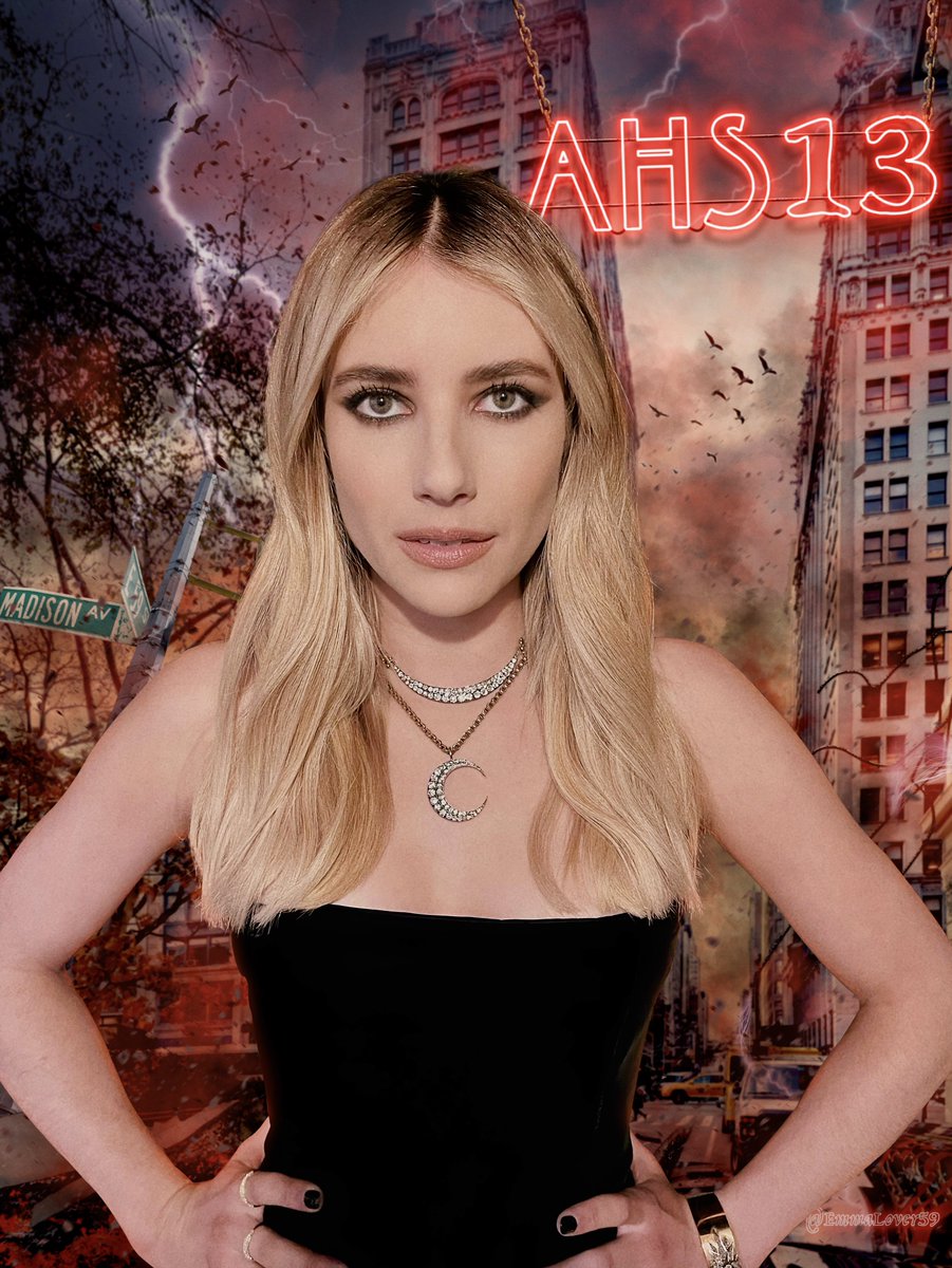 EmLove59's tweet photo. 🤩😈❤️ The Wildest Queen is back ! ✨ #MadisonMontgomery #EmmaRoberts @RobertsEmma @AHSFX Emma Roberts #Emmies #AHS13 https://t.co/yj5NkZGsae