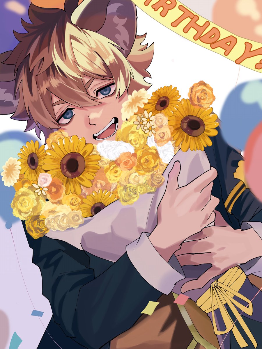 #ラギー・ブッチ誕生祭2026
 #ラギー・ブッチ生誕祭2026 
おめでとう🥹🌻