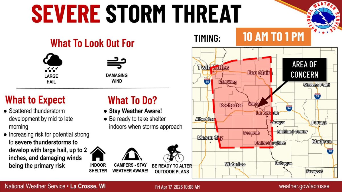 NWS La Crosse tweet media