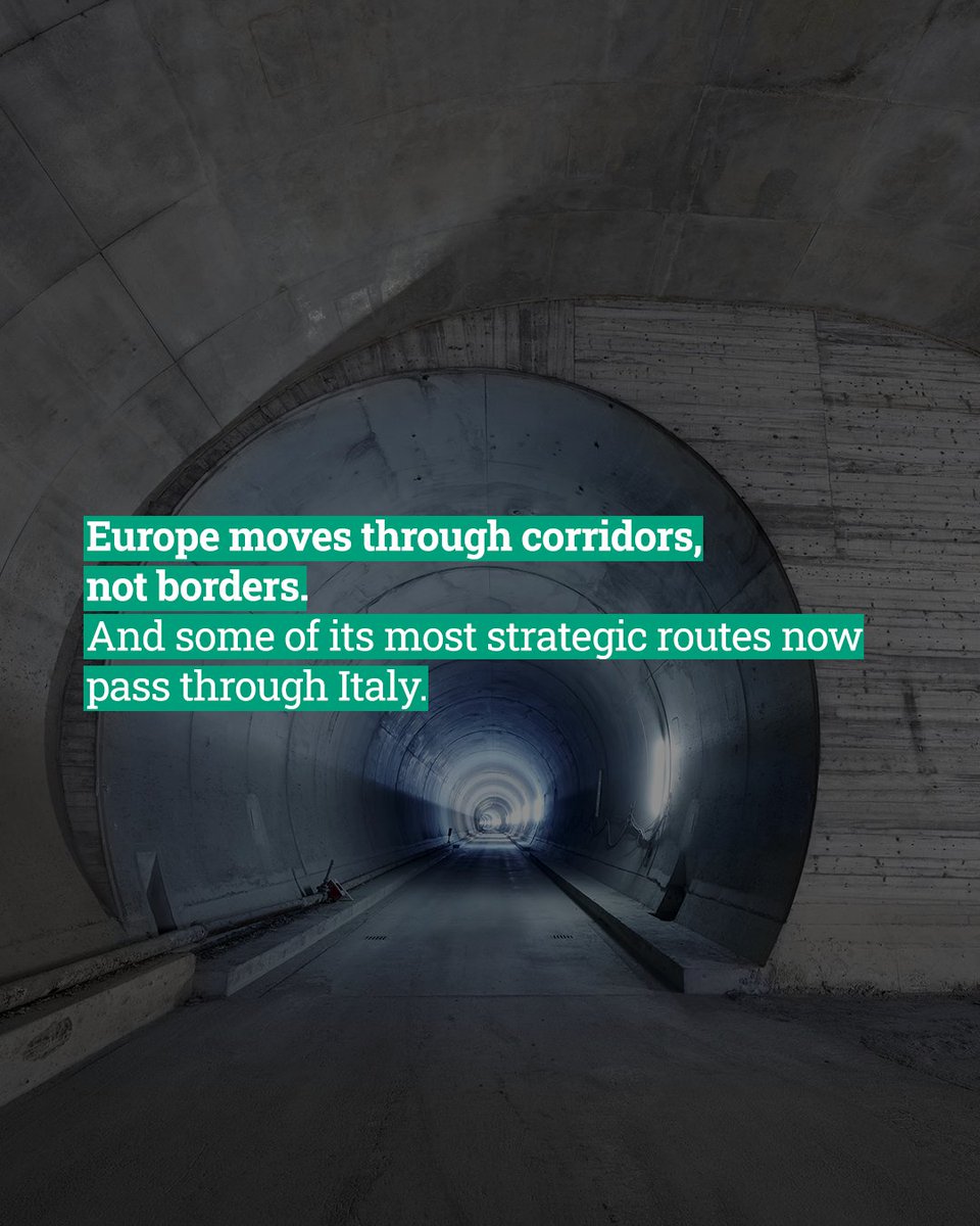 Webuild_Group's tweet image. For a long time, #Italy was simply at the center of the map. Now it is becoming a key driver in shaping how Europe moves.

As TEN-T corridors evolve, major logistics hubs and transport nodes areinfluencing Europe’s #infrastructure geography. 
With major projects underway, and