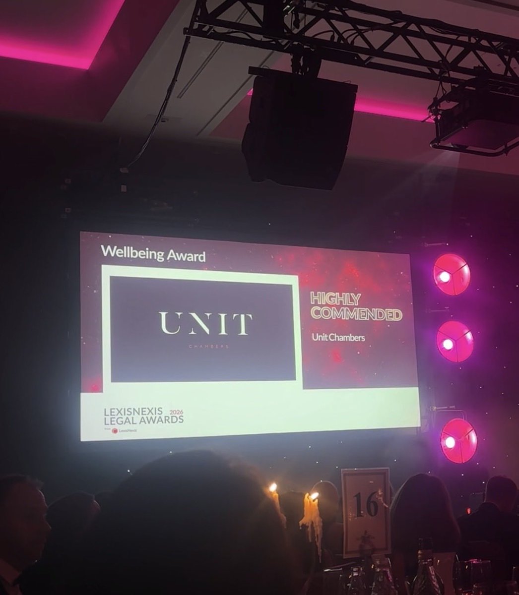 Unit Chambers | Chambers of the Year 2024 tweet media