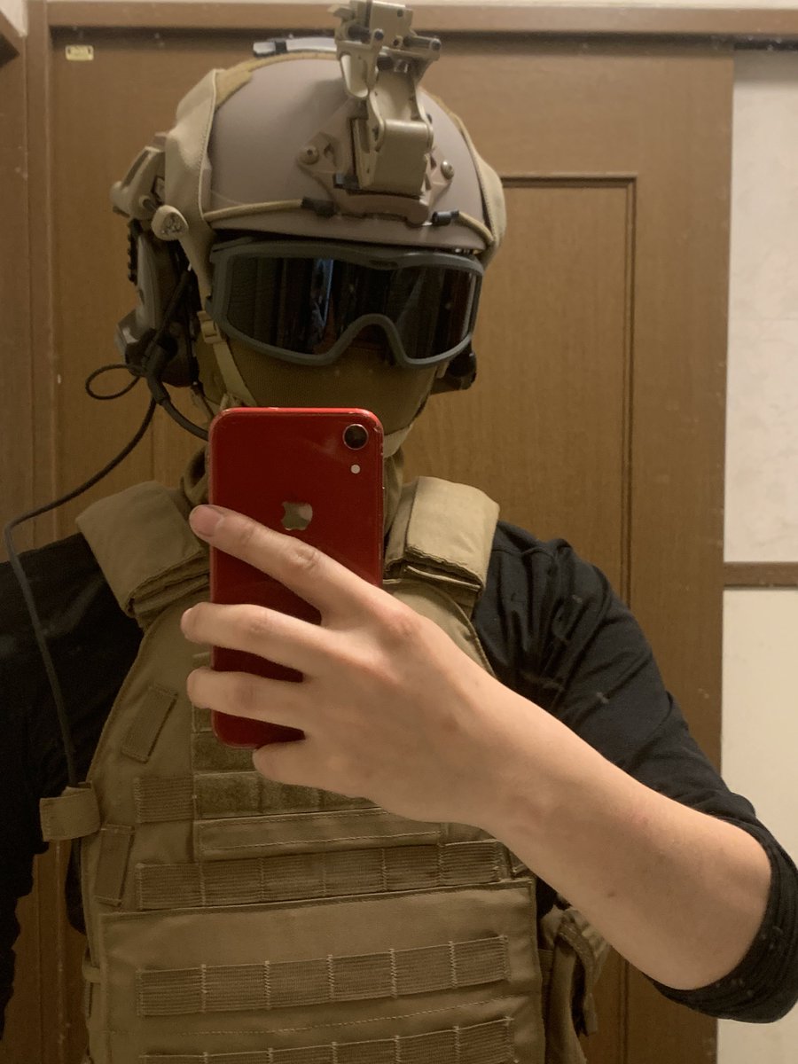 アメリカ突撃兵の頭まわりは完成。
鬼門はバックパックとブーツあとあの手袋か...