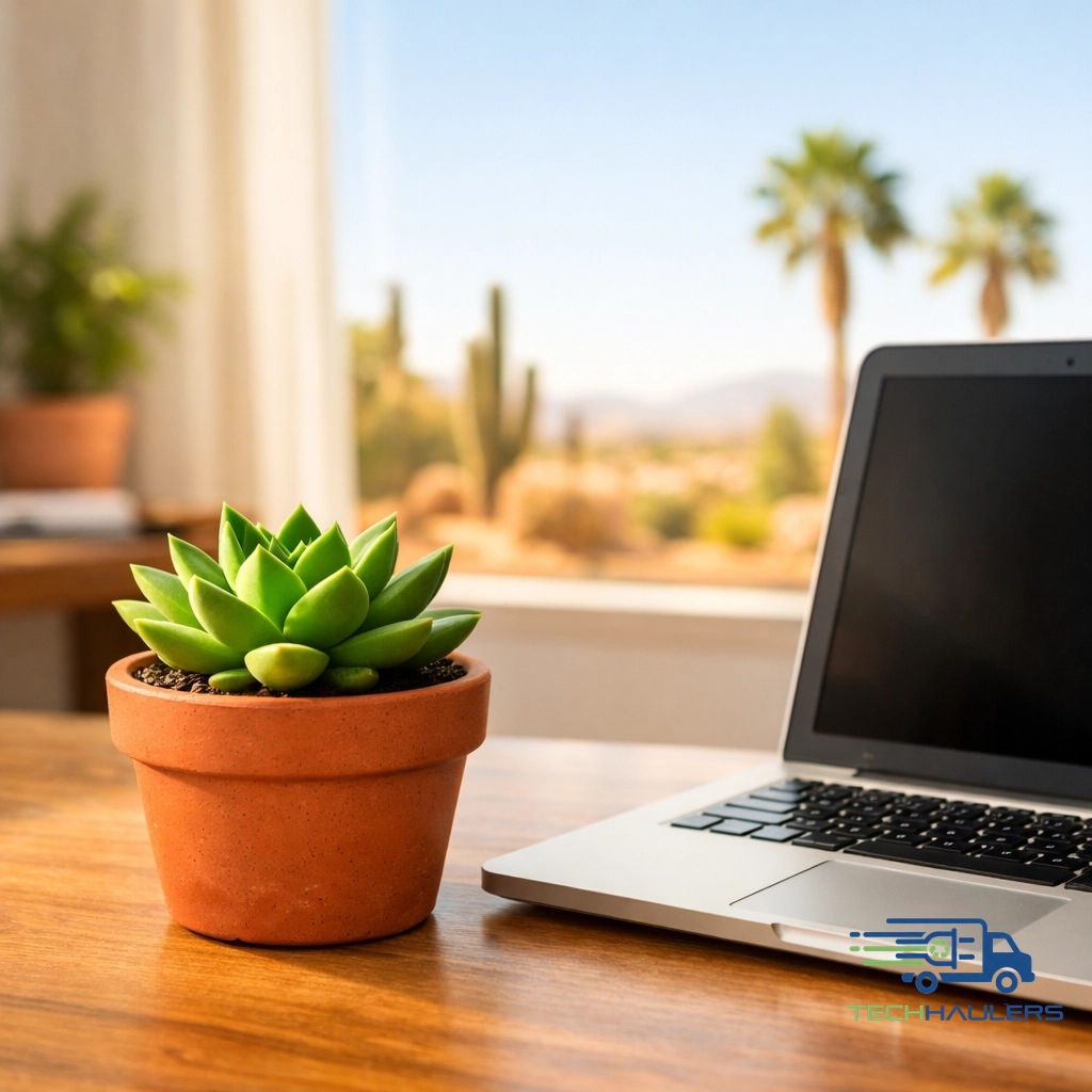 TechHaulers's tweet image. The countdown to Earth Day is on! 🌍 Southwest businesses in AZ, SoCal, &amp;amp; NV: it’s time to prep. Schedule your annual eWaste pickup to keep old tech out of landfills. Let’s protect our desert home together! 🌵💻
#EarthDay #GreenSouthwest #Recycle #TechHaulers
