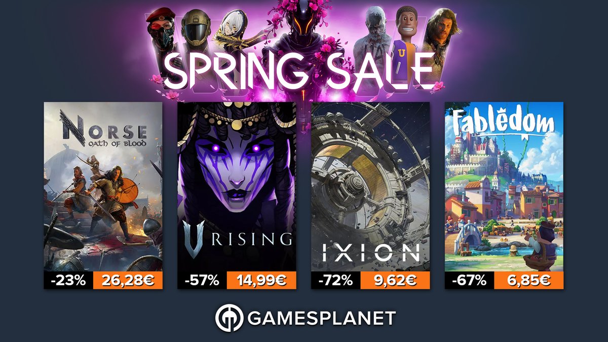 Gamesplanet France 🌸 SPRING SALE 🌸 tweet media