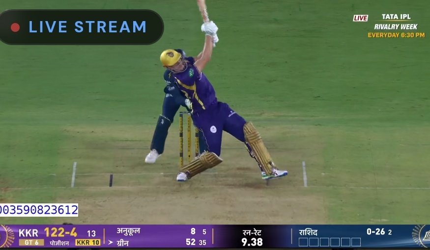 KKRWeRule's tweet photo. I ask Cricket Australia, what Cameron Green is doing?

Cricket Australia Replied- He is saving KKR Management Jhat Ajinkya Rahane ass and showing him how to smash spinners. https://t.co/0yRMVcmVW1