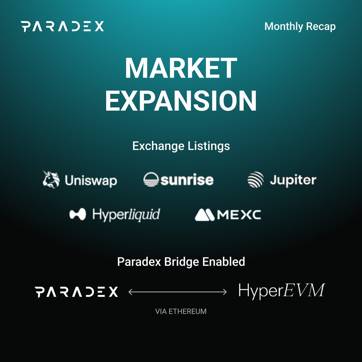 Paradex tweet media