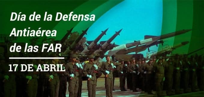 Esta bandera'🇨🇺, este cielo y esta Tierra se defenderá a cualquier precio...
Felicidades combatientes de la DAAFAR que velan cada día por la paz del cielo cubano!! #CubaEsRevolución #CubaMined