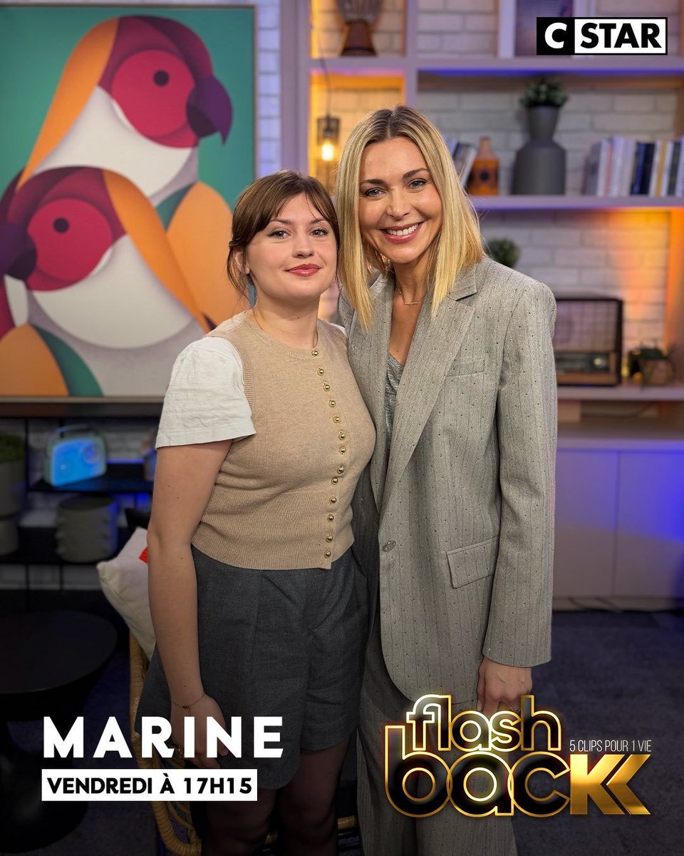 Valarianantor's tweet photo. L'émission Flashback présentée par Nathalie Dartois, avec Marine comme première invitée, va bientôt commencer.

Rendez-vous sur Cstar ou sur ce lien (si vous le regardez depuis votre pc ) :

https://t.co/mloH4cVVeK

#Marine #MarineDelplace #NathalieDartois #Flasback #CStar https://t.co/4nUxZFl8oB