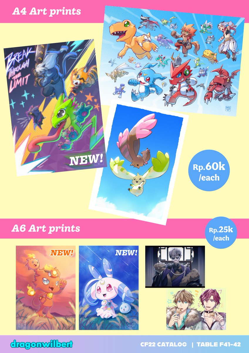 #CFF #comifuro22 🌸A4, A5, A6 Art Prints & Sticker Sheets (5/5)