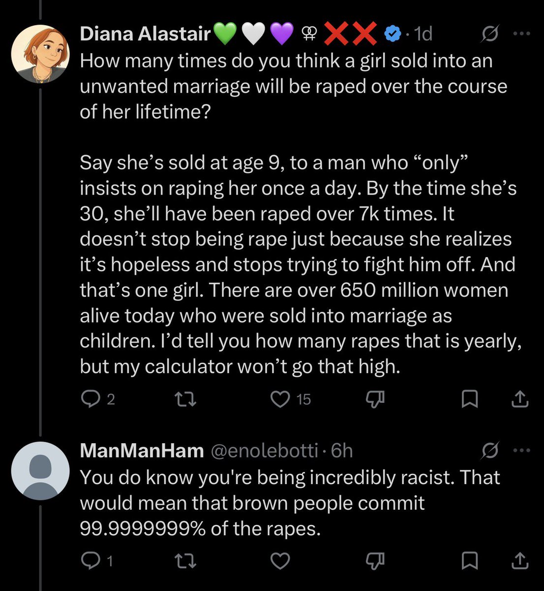 Diana Alastair💚🤍💜 ⚢ ❌❌ tweet media