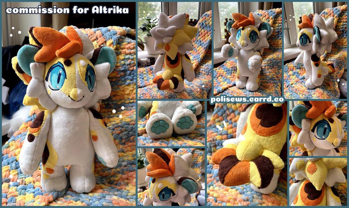 polisews's tweet photo. Custom plushie for Altrika! 😊

#Plush https://t.co/ymPsOEHJvB