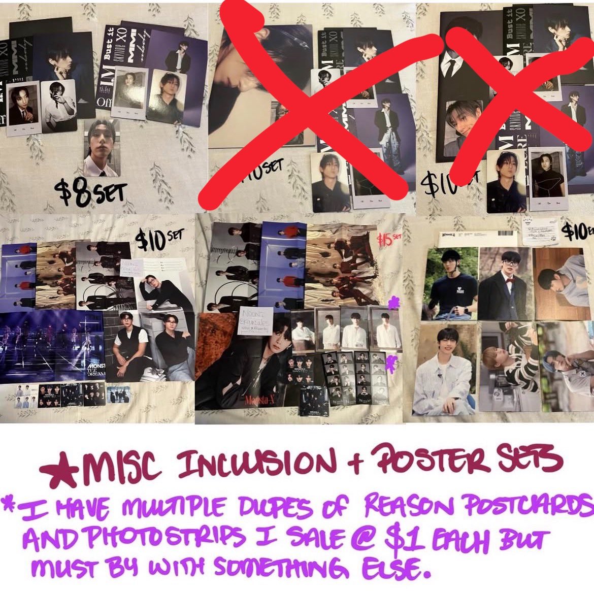 kyunsales's tweet photo. ❌availability update https://t.co/6EyXrZzG8a
