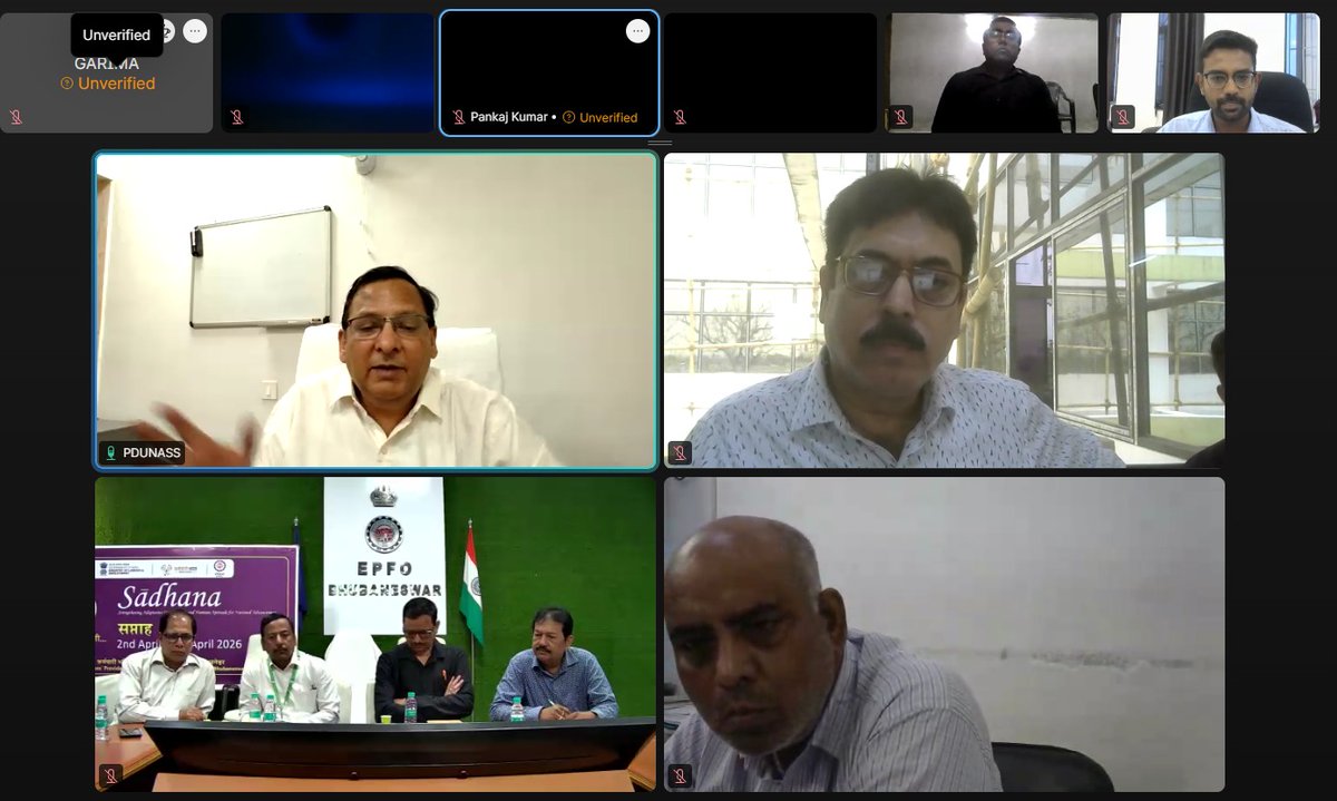 rizwanepfo's tweet image. Conducted an online session on "Strategy for #NidhiAapkeNikat 2.0, Prayaas , Communication, Facilitation and Negotiation" for Officers of East Zone , today (17.04.2026). #Customer, #attitude, #communication , #facilitation ,#collaboration, #negotiation.