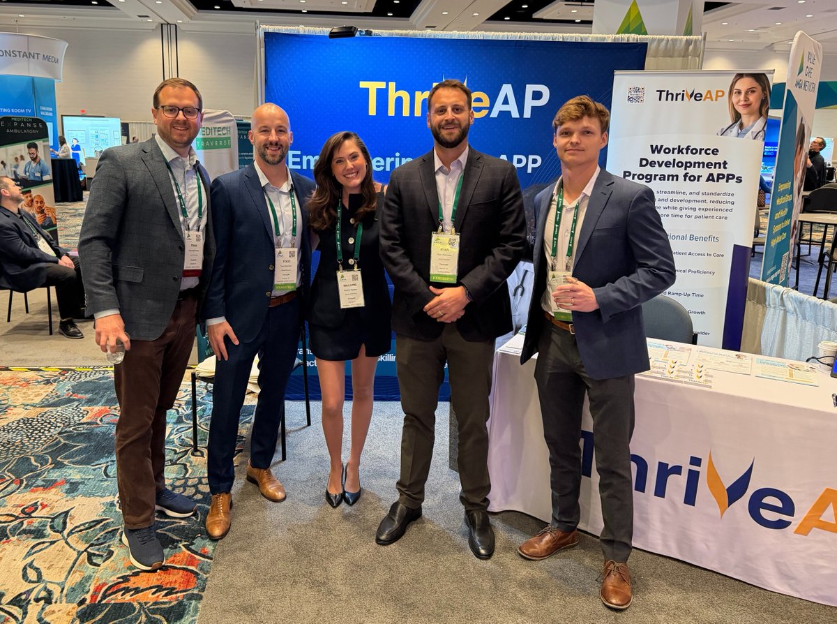 ThriveAP's tweet photo. Great energy at #AMGA this week 🙌

If you’re attending, come find us at Booth 325 — we’d love to meet you, walk through what we’re building, and talk about how we can support your organization.

See you there 👋

#ThriveAP #AMGA #AC26 #HealthcareInnovation #APPs https://t.co/h9J6s7FY6g