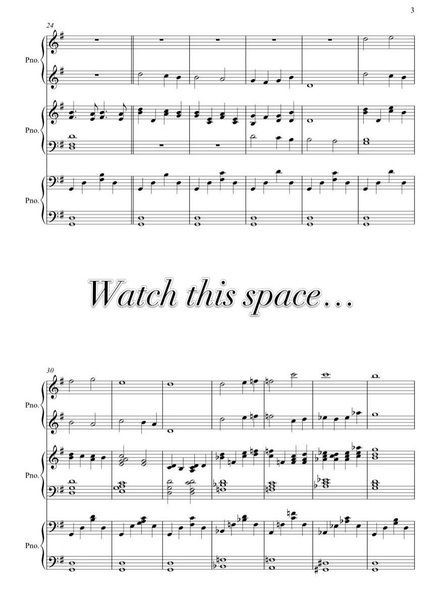 drolgathomas's tweet image. Something new might be coming soon…🎵🎼🎶🎹

Watch this space! 👀

I’ll update you all as soon as I can, but in the meantime I’m beavering away behind the scenes… 

Have a great weekend everyone! 

Olga x

#composer #classicalcrossover #productionmusic #olgathomascomposer